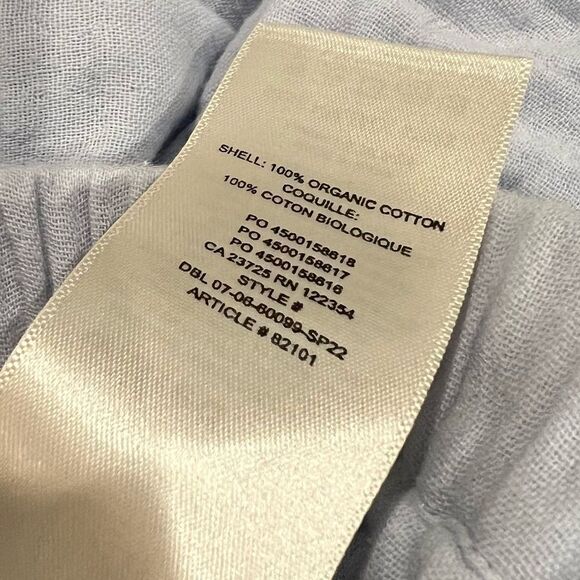 Aritizia Wilfred Free Light Blue Cotton Shorts Women’s XL - Picture 2 of 4